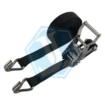 1.5″ 35MM 1.5T Stainless Steel Ratchet Tie Down Strap with Double J hook
