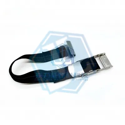 Curtainside Bottom Strap Assembly — external curtain strap · over-centre buckle