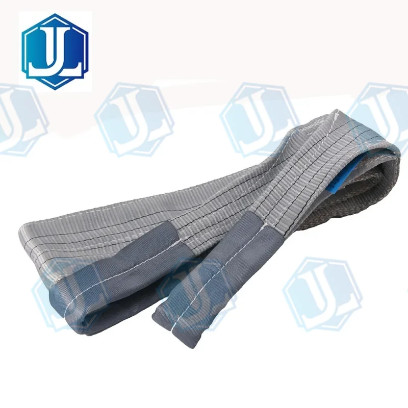 4Ton 4000kgs Flat lifting webbing sling — Flat Webbing Sling manufactured by Zhejiang Jingli, China