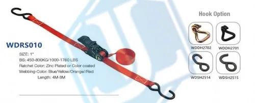 25MM rubber handle ratchet strap (Item No. 20) — Ratchet Tie Down image 2 of 4