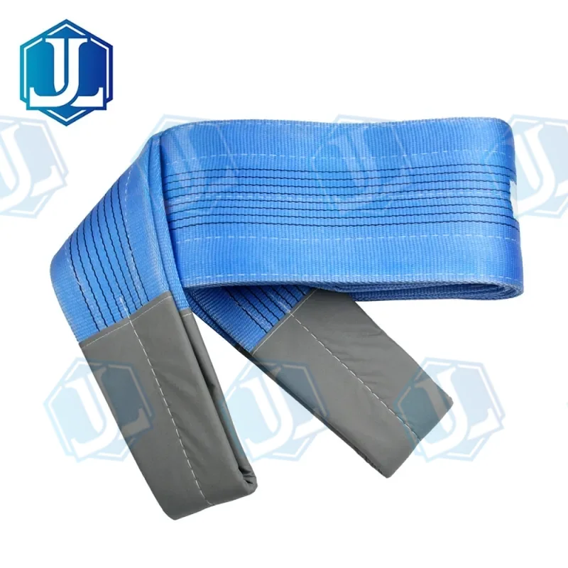 8Ton 8000kgs Flat lifting webbing sling — variant 1 of 3 — Flat Webbing Sling manufactured by Zhejiang Jingli, China