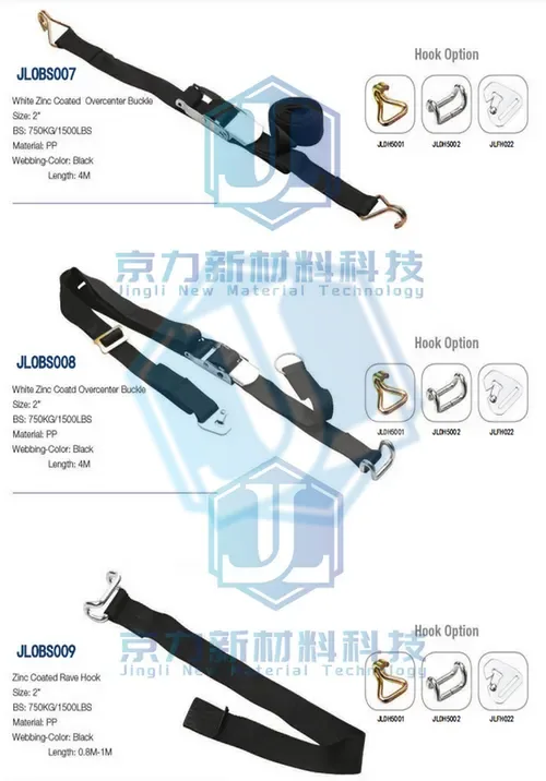 curtainside internal cargo strap — 50 mm · combi flat hook + roller (Item No. 82) — Ratchet Tie Down image 4 of 4