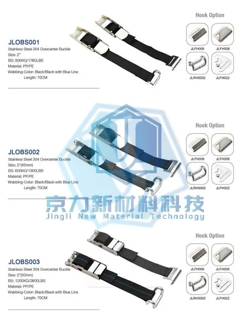 curtainside internal cargo strap — 50 mm · rave hook + snap hook (Item No. 119) — Ratchet Tie Down image 2 of 4