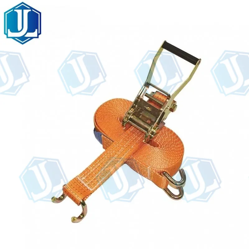 lashing strap with U hook (Item No. 47) — Ratchet Tie Down manufactured by Zhejiang Jingli, China