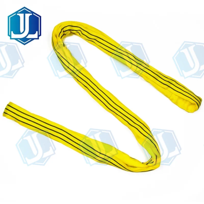 3Ton 3000kgs Round Lifting Sling — Round Sling manufactured by Zhejiang Jingli, China