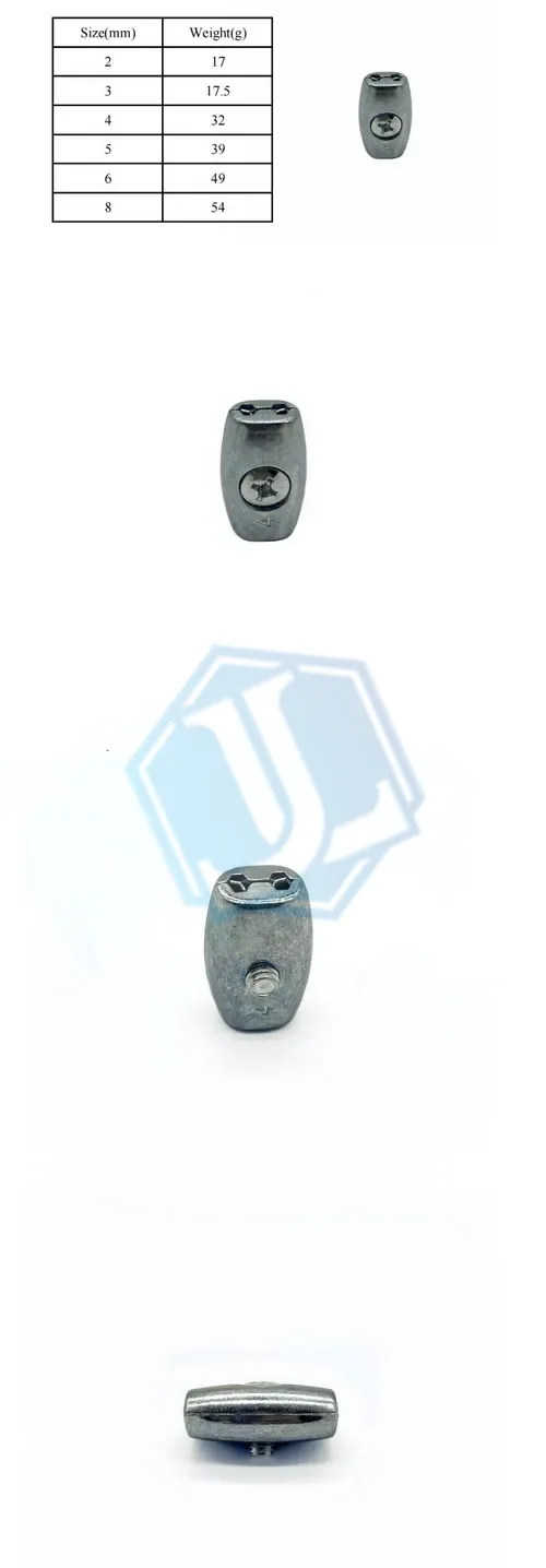 Zinc Alloy Clips (Item No. 218) — Rigging hardware image 2 of 4