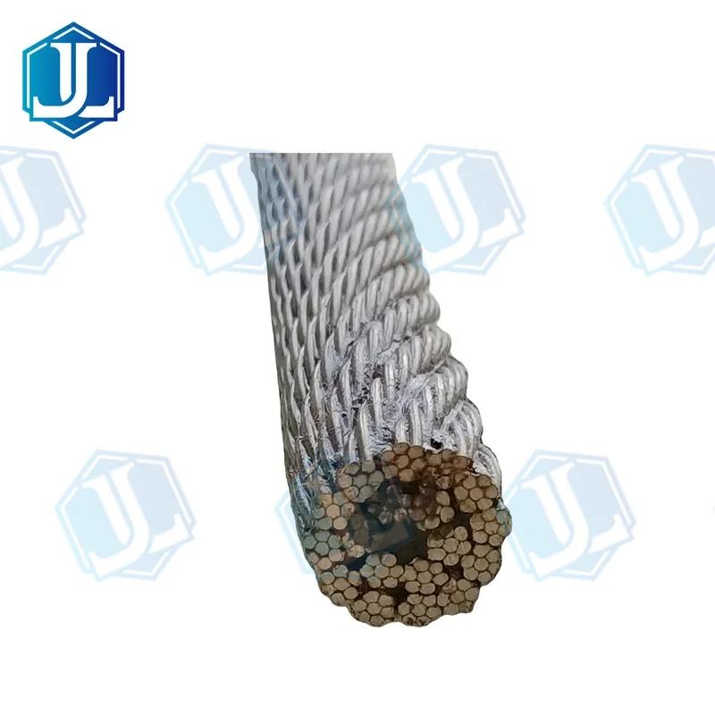 PC steel strand stay wire — 18x7+FC / 18x7+IWS rotation-resistant (Item No. 281) — Wire Rope manufactured by Zhejiang Jingli, China