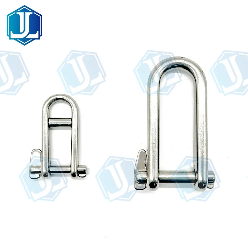 304 / 316 Stainless Steel Shackle — Marine Grade Shackle (Item No. 261) — Rigging hardware manufactured by Zhejiang Jingli, China