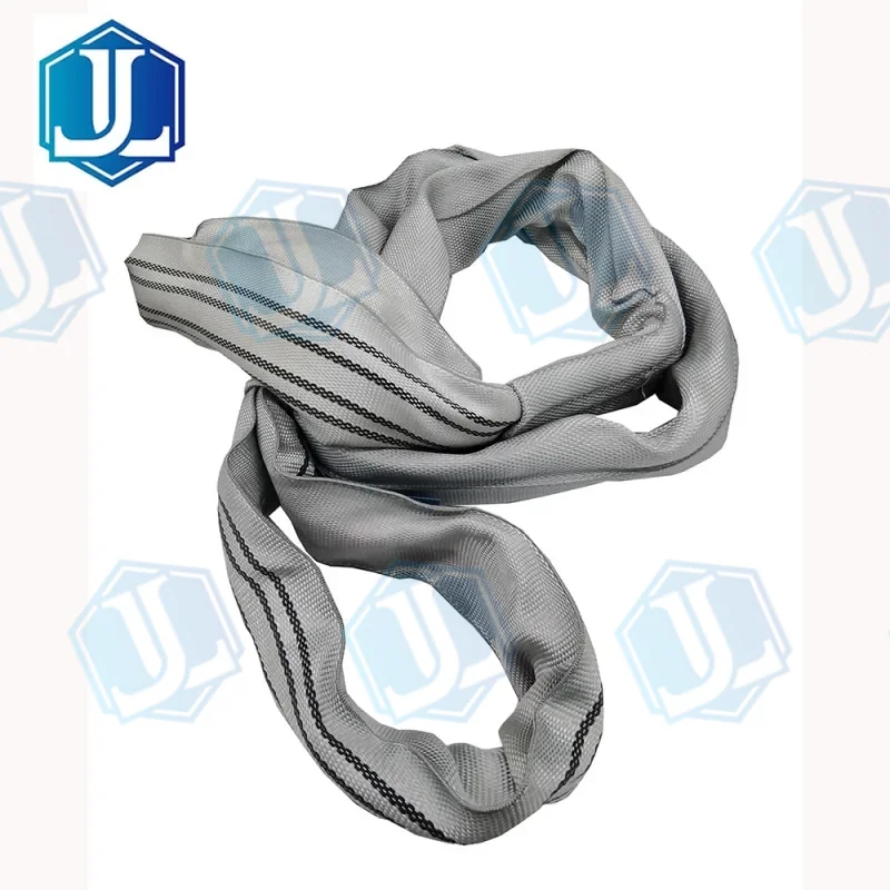 4Ton 4000kgs Round Lifting Sling — Round Sling manufactured by Zhejiang Jingli, China