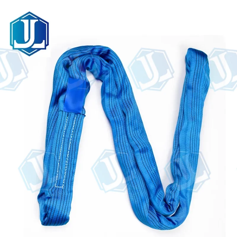 8Ton 8000kgs Round Lifting Sling — Round Sling manufactured by Zhejiang Jingli, China