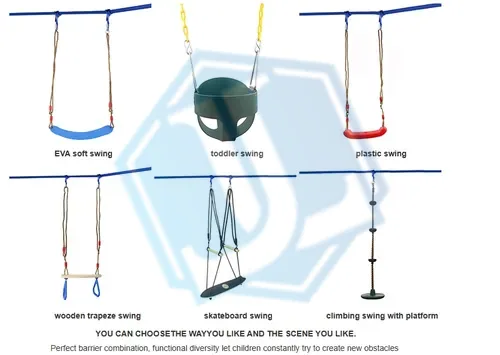 Ninja Obstacle Slack Line Course Rings Customized Logo Polyester Kids CE Backyard Fun (Item No. 89) — Outdoor Products image 4 of 4
