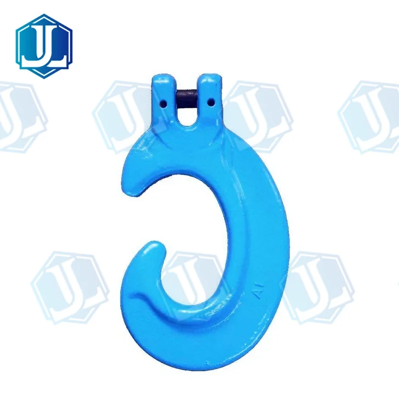 Grade 100 G100 Hook — Clevis C Type Hook (Item No. 140) — Rigging hardware manufactured by Zhejiang Jingli, China