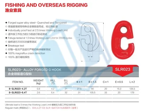 Grade 80 G80 Hook — Alloy Steel Hook (Item No. 195) — Rigging hardware image 2 of 4