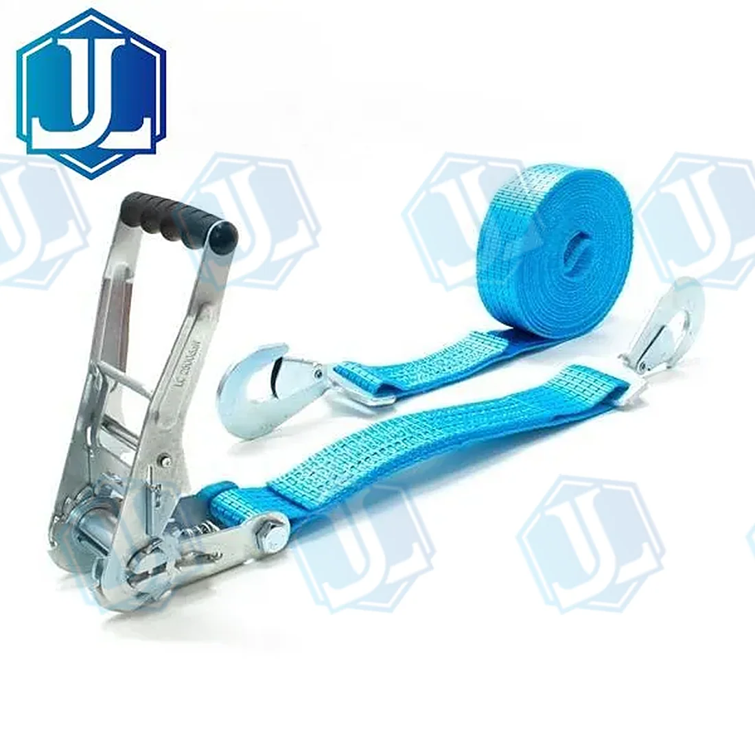 lashing strap with snap hook (Item No. 46) — Ratchet Tie Down manufactured by Zhejiang Jingli, China