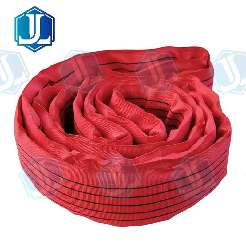 5Ton 5000kgs Round Lifting Sling — Round Sling manufactured by Zhejiang Jingli, China