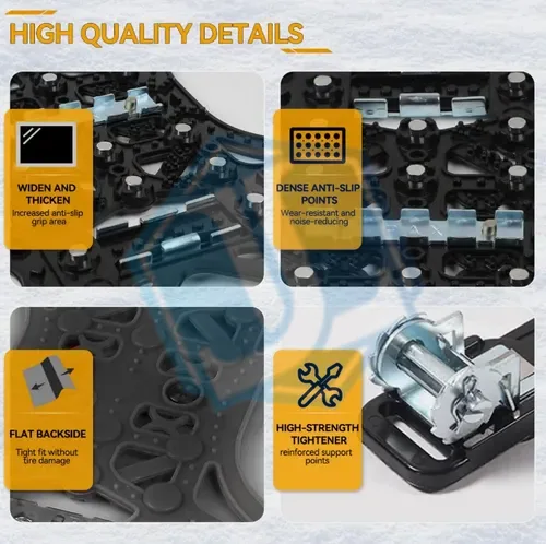 TPU tire snow chains — TPU Tank Snow Chains (Item No. 157) — Chain image 4 of 4