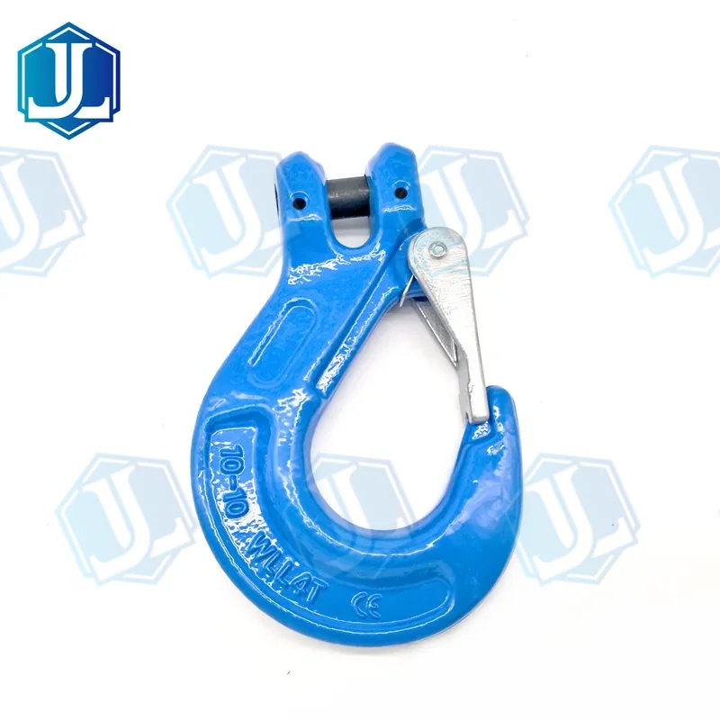 Grade 100 G100 Hook — Chain Clevis Sling Claw Hook (Item No. 142) — Rigging hardware manufactured by Zhejiang Jingli, China
