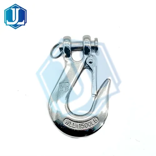 304 Stainless Steel Hook — Clevis Crane Lifting Hook (Item No. 283) — Rigging hardware image 1 of 4