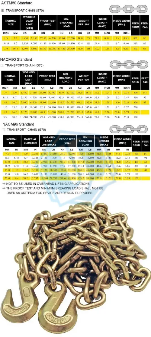G70 Transport Chain (Item No. 122) — Chain image 2 of 4