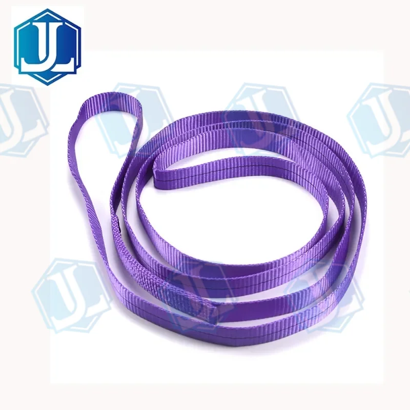 1Ton1000kgs Endless Lifting Sling — Endless Webbing Sling manufactured by Zhejiang Jingli, China