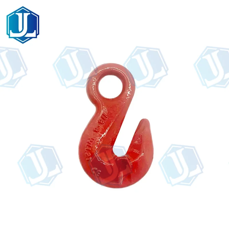 Grade 80 G80 Hook — Eye Shortening Grab Hook (Item No. 160) — Rigging hardware manufactured by Zhejiang Jingli, China
