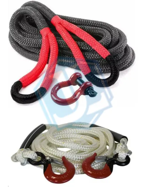 Elastic Recovery Tow Rope (Item No. 214) — Car Lashing Strap image 2 of 4