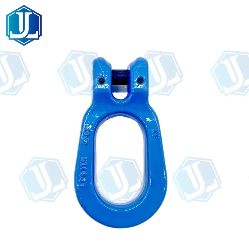 Grade 100 G100 Link — Clevis Pear Link (Item No. 185) — Rigging hardware manufactured by Zhejiang Jingli, China