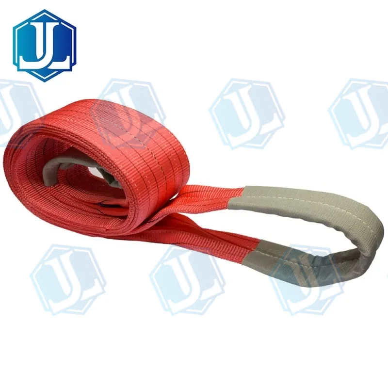 5Ton 5000kgs Flat lifting webbing sling — Flat Webbing Sling manufactured by Zhejiang Jingli, China